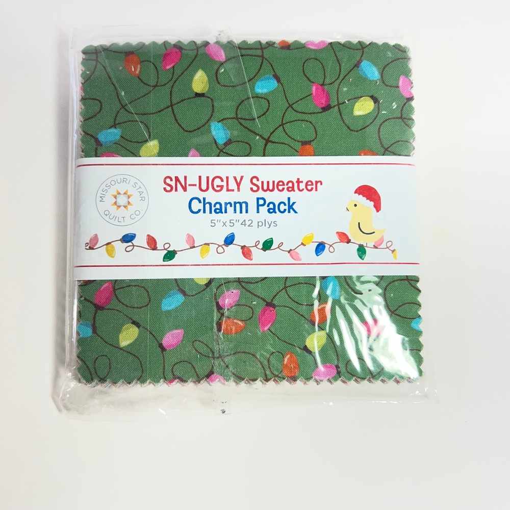 Missouri Star Quilt Co SN-UGLY Sweater Charm Pack 5 x 5" 42 Squares NIP